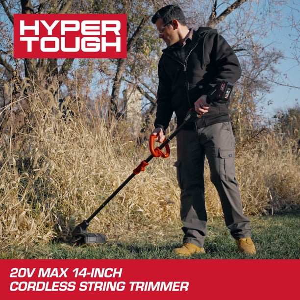 Hyper Tough 20V 14-inch String Trimmer, HY5601050516005 - Walmart