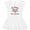 AA-White, variant on Inktastic Budgie Parakeet Budgerigar Pet Girls Toddler Dress