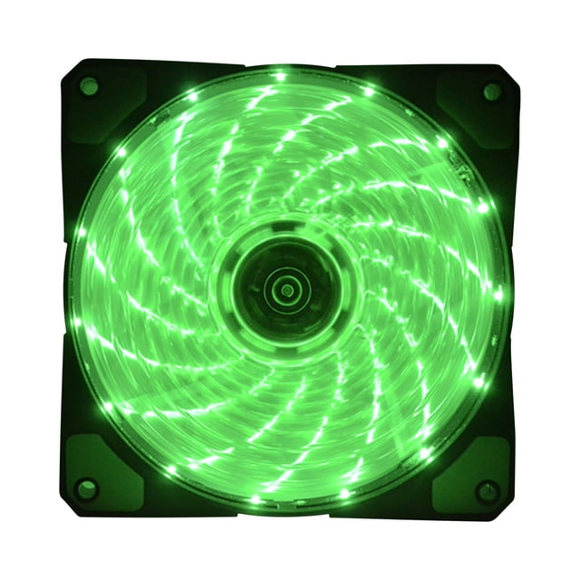 120mm Case Fan, PWM Hydraulic Bearing Quiet PC Cooling Fan with Intelligent Temperature Control, LED Case Fan for Desktop Computer Chassis and CPU Cooler
