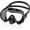 Black, variant on Swimming goggles with nose mask, anti fog transparent diving goggles, wide-angle view without blur, suitable for both men and women