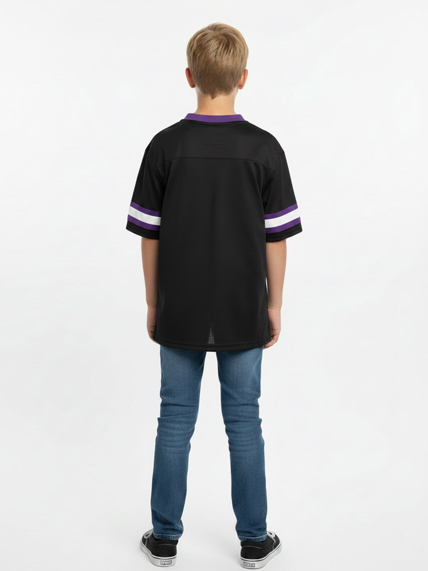Marvel Venom Boys’ Short Sleeve Athletic Jersey, Sizes 4–18