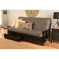 thumbnail image 4 of Kodiak Furniture Monterey Black Storage Sofa with Suede Black Mattress, 4 of 5