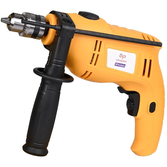 Trucare Impact Drill 10mm 550w | For Home & Diy Use | Heavy-Duty, Impact Drill, Comfortable Grip & Lightweight Construction | High-Speed Drilling, Powerful Dill, Metal | Yellow & Black