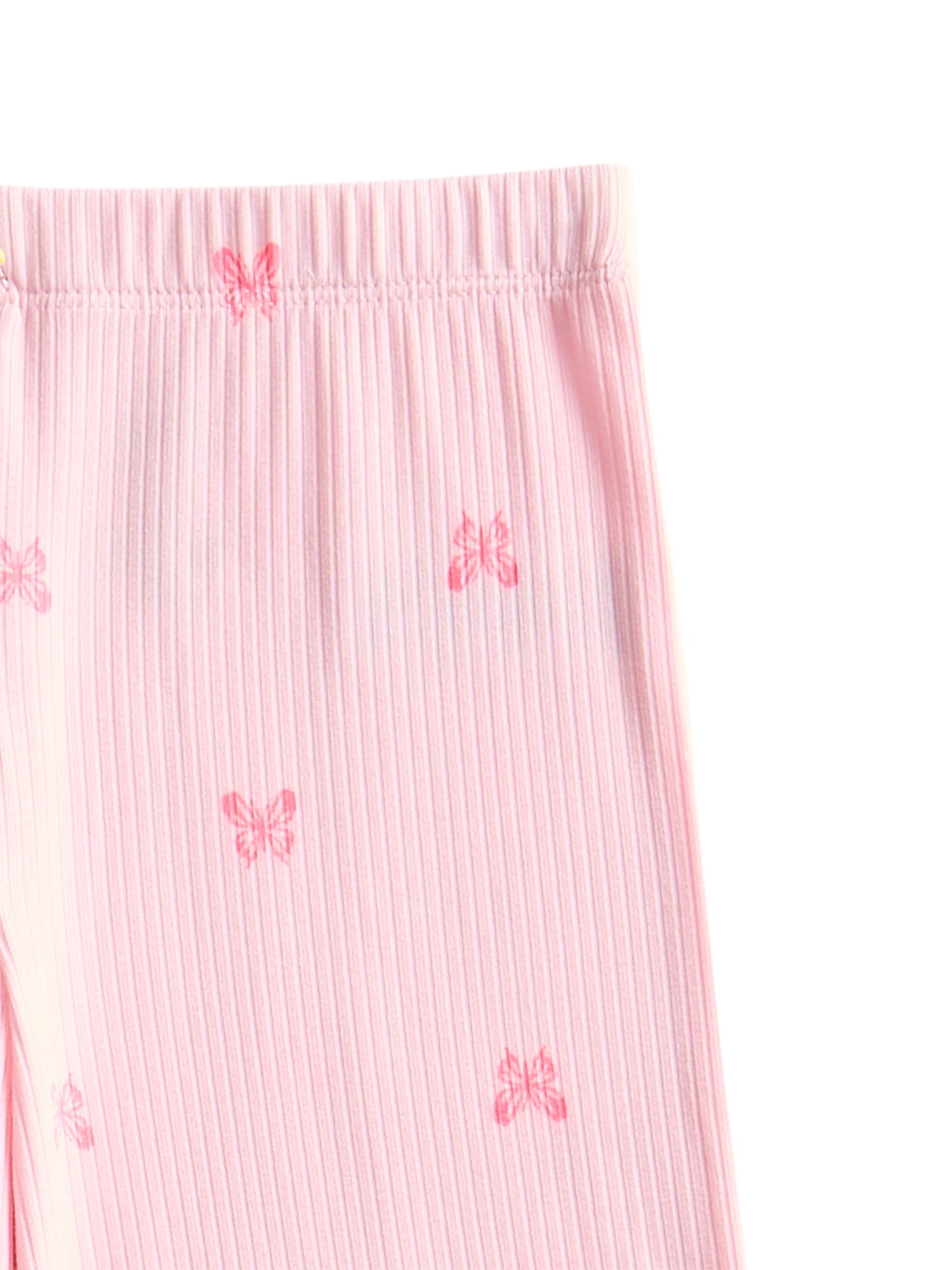Wonder Nation Girls Tank Tops and Pants Sleep Set, 3-Piece, Sizes 4-18