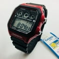 thumbnail image 2 of Casio Men's Digital Square Red Resin Case Black Band Watch AE1300WH-4AV, 2 of 5