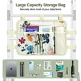 thumbnail image 7 of MoKo Walker Bag with Cup Holder, Walker Basket Organizers for Rolling Folding Walker Accessories, Beige & Butterfly, 7 of 7