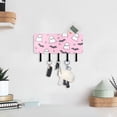 thumbnail image 6 of Cute Ghost Bites Key Holder for Wall Mail Holder Organizer with 5 Key Hooks Wall Mount Key Rack with Shelf, 6 of 6