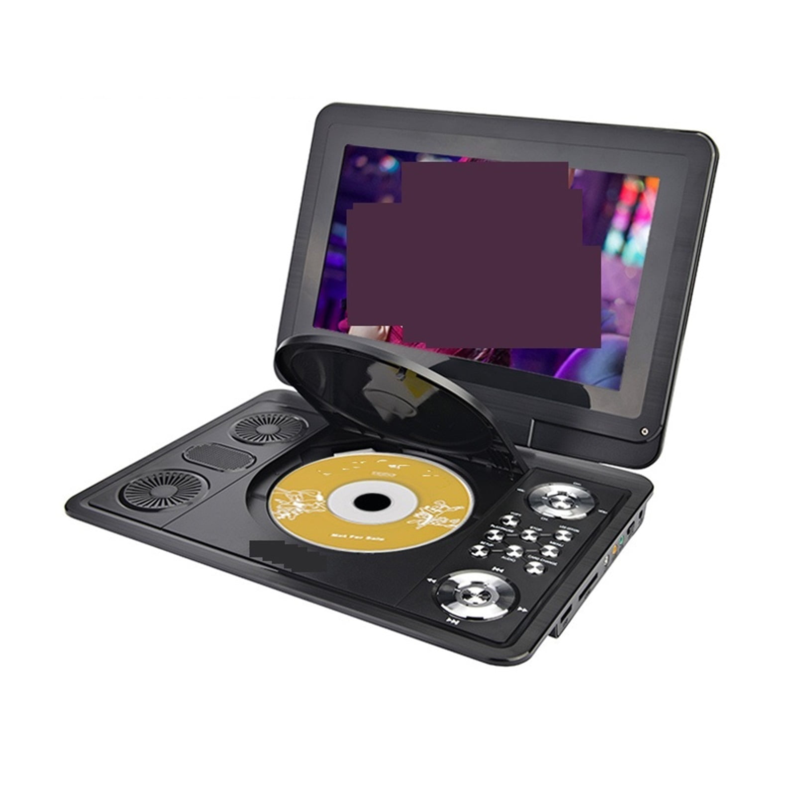13 Inch HD Portable DVD Player Mobile Digital Multimedia Player TV EVD Radio MPEG MPEG4 VCD SD Card U Disk Play ,Upgrade Drive