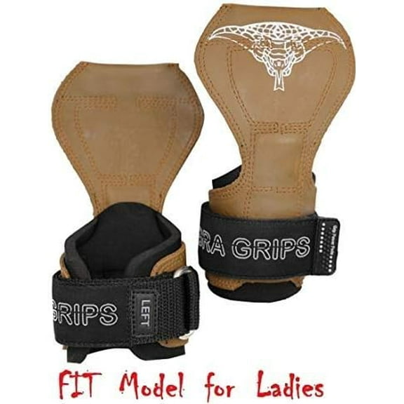 Fit Cobra Grips Weight Lifting Gloves Heavy Duty Straps Alternative Power Lifting Hooks for Deadlifts Adjustable Neoprene Padded Wrist Support Bodybuilding