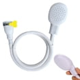 thumbnail image 7 of Portable Sink Hose Faucet Sprayer, Sink Hose Attachment for Faucet, Multi Purpose Handheld Faucet Shower for Pets, Bathing, Washing Hair, Rinsing Vegetables (Including Nozzle Hose and Clamp),White, 7 of 7