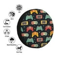thumbnail image 4 of Fuzoiu Retro Video Game Print Universal Spare Tire Cover with Buckle Strap, Waterproof Wheel Covers for Jeep, Trailer, RV, Truck and All Car-15 inch, 4 of 6