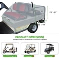 thumbnail image 2 of 10L0L Golf Cart Seat Cover Protector for Yamaha EZGO Club Car 4 Passenger,Universal Waterproof Golf Cart Cover Accessories, 2 of 7