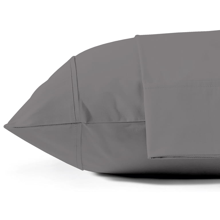 100% Pima Cotton Percale Duvet Set - 3 Pc Full/Queen Size Duvet Cover With Shams - Breathable, Durable, Long Staple Cotton Bedding Set - Corner Ties & Zipper Closure (Full/Queen, Glacier