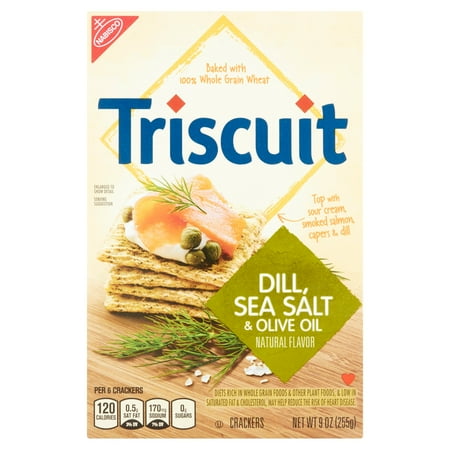 Nabisco Triscuit Dill Sea Salt & Olive Oil Crackers, 9 oz