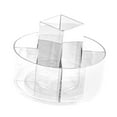 thumbnail image 1 of Estuche organizador de brochas de maquillaje transparente giratorio de 360  degree, multiusos para lápiz labial y herramientas de belleza altas, duradero y Cuadrado de una sola capa perfecl  portaescobillas, 1 of 3