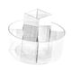 thumbnail image 1 of Caja de almacenamiento de cosméticos transparente giratoria de 360 degree, soporte para maquillaje, accesorio Cuadrado de una sola capa, 1 of 3