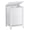 White, variant on Double Laundry Hamper with Lid, 120L Bamboo Laundry Basket with Removable Liner Bag, 2-Section Clothes Divider Laundry Sorter for Laundry Room, Bathroom, Bedroom (Walnut)
