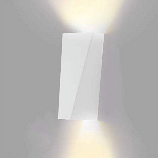 10W LED Luz de pared interior Lámpara decorativa Moderna creativa Diseño de iluminación original Luces de aluminio para dormitorio Pasillo de casa Sala de estar Blanco cálido Vhermosa GX-524