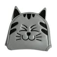 thumbnail image 3 of Golf Head Covers Equipment Mallet Putter Cat Pattern PU Leather Accessories Golf Semicircle Grey, 3 of 8