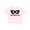AD-Pink, variant on Sidekick Kids Superhero Mask Boys or Girls Toddler T-Shirt