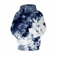 thumbnail image 3 of Mens Oversized Hoodies Drawstring Tie-Dye Sweatshirt Fit Long Sleeve Pullover Women Casual Hooded Shirts, 3 of 5