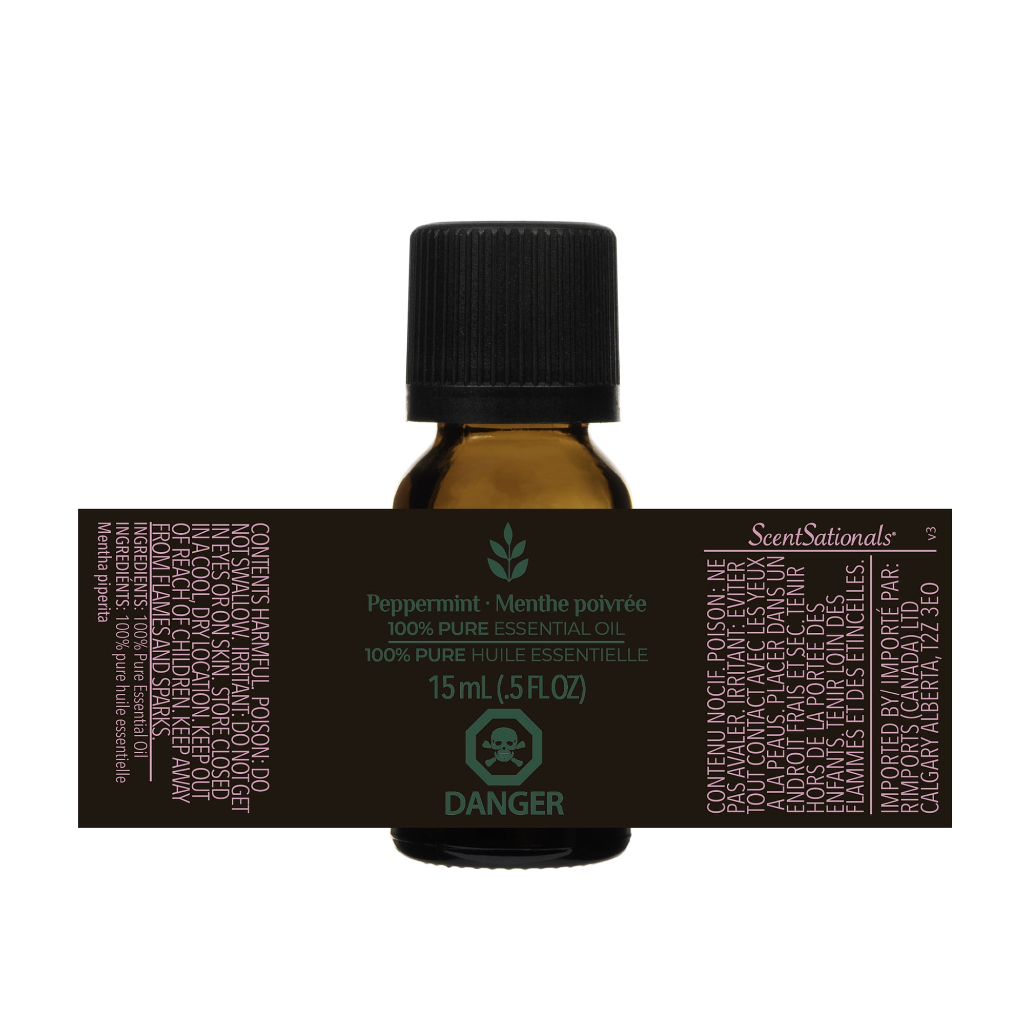 ScentSationals 100% Essential Oil - Peppermint, 15 mL (0.5 fl oz)