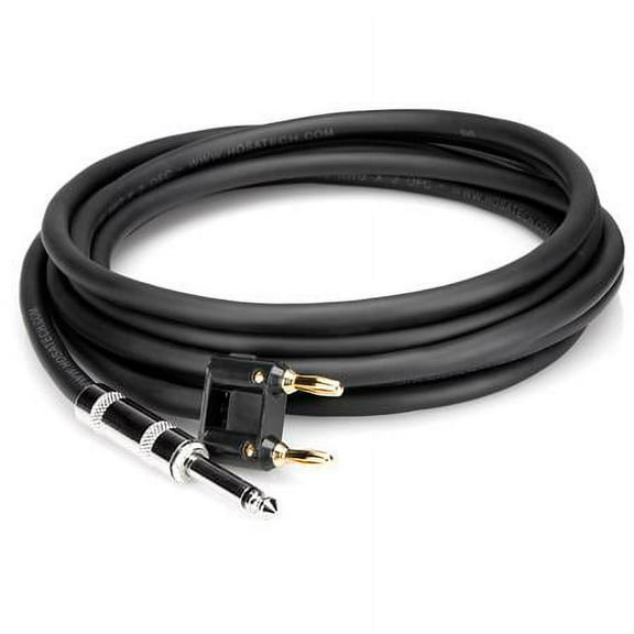 SKJ-600 Series 1/4" TS to Dual Banana Speaker Cable, 50'