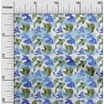 thumbnail image 2 of oneOone Polyester Spandex Blue Fabric Asian Japanese Koi Fish Sewing Craft Projects Fabric Prints by Yard 56 Inch Wide, 2 of 4