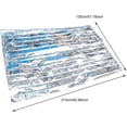 thumbnail image 2 of Mantas térmicas de emergencia (paquete de 2), plateadas 82.6'x55', equipo de supervivencia para adultos y niños, mantas reflectantes de Mylar, 2 of 5