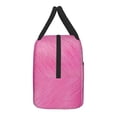 thumbnail image 4 of YFYANG Portable Waterproof Insulated Lunch Bag, Pink Textured Background Reusable Cooler Bag / Picnic Bag for Adults Teens, 4 of 9
