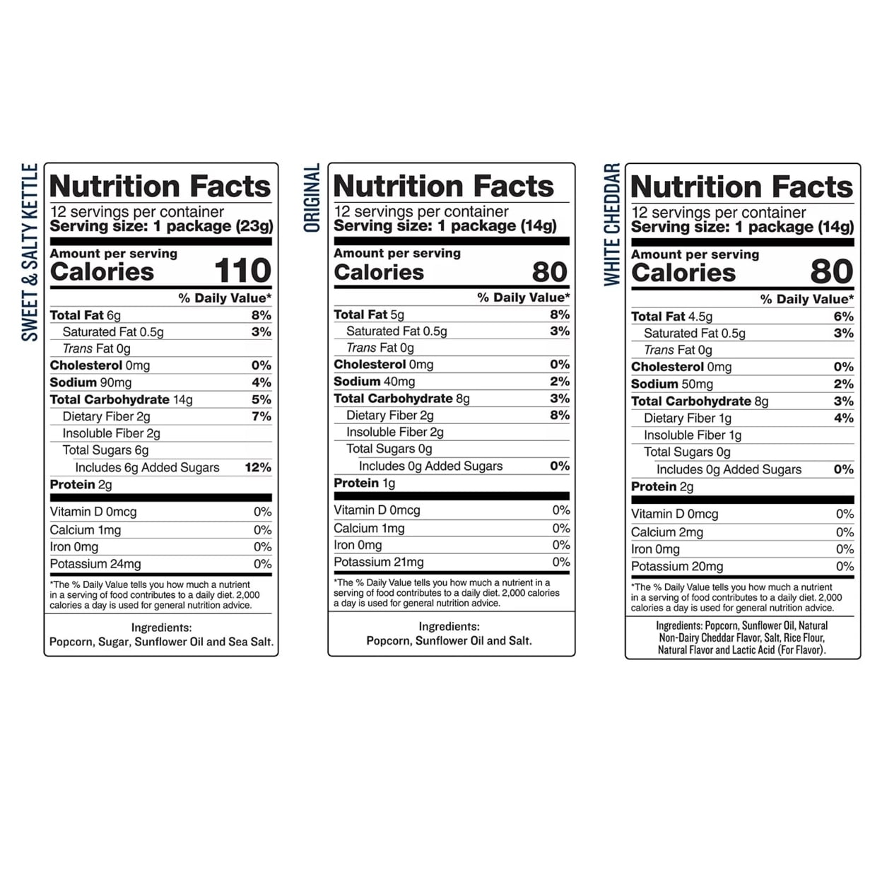 SkinnyPop Popcorn Variety Snack Pack (36 Count)