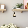 thumbnail image 4 of 3D Perched Cat Statue with Hanging Lantern Light, Resin White Cat Sculpture Night Lamp, Edge Sill Decorative Figurine for Shelf Cabinet Bedroom Living Room Indoor Art Ornament Decor, 4 of 6