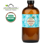 US Organic Peppermint Essential Oil, 100% Pure Certified USDA Organic