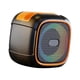 thumbnail image 4 of Altavoz portátil Bluetooth con soporte para teléfono, caja de música estéreo, práctico para exteriores, pequeño Naranja, 4 of 9