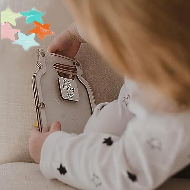 Bocaux de récompense pour , pot d'encouragement comportemental avec 45 jetons étoiles et système de motivation visuelle, pour gestion du comportement