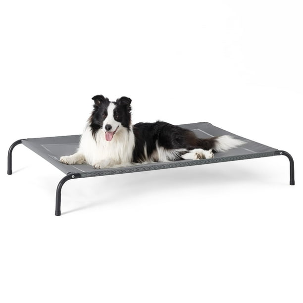 Cama Grande Elevada para Perros Bedsure Cunas Elevadas para Perros Grandes Gris 49 pulgadas