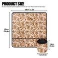 thumbnail image 5 of HELLHERO with 4 Pockets Sewing Machine Mat Premium Fabric Easy to Clean Capybara Orange Pattern for Mother's Day Present Travelling, Thanksgiving, 5 of 5