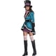 thumbnail image 3 of Carnaval Halloween señora Alice Mad Hatter disfraz cuentos de hadas princesa Spooktacular juego de rol Cosplay vestido de fiesta elegante, 3 of 5