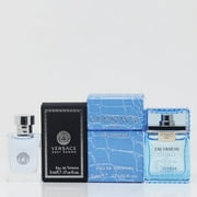 Versace Pour Homme EDT 5ml & Eau Fraiche Eau de Toilette 5ml 2 pack Mini Gift Splash Bottle Set