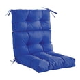 thumbnail image 3 of Cojín de respaldo alto para silla de exterior, cojín de respaldo para silla de interior, patio, cafetería, 3 of 8