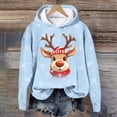 thumbnail image 7 of Futezty Christmas Hoodies for Women Fashion Graphic Sweatshirts Casual Long Sleeve Hooded Girls Teen, 7 of 7