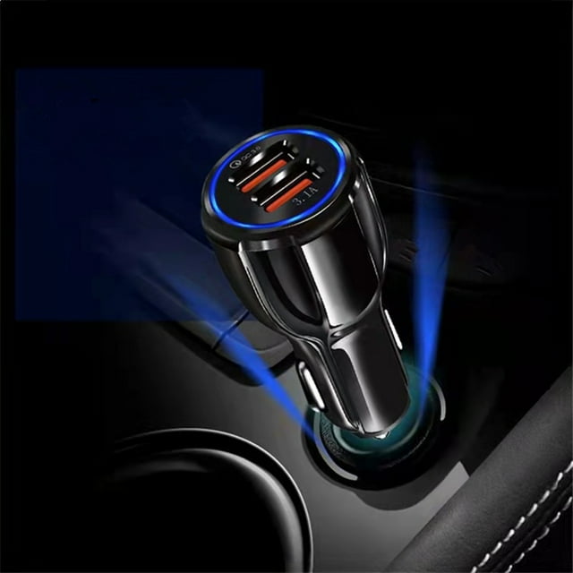LSLJS Qc3.0 Quick Charge Multifunctional Mini Hidden 36w Super Quick Charge Car Charger, Car Accessories