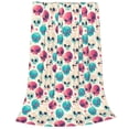 thumbnail image 2 of Pofeuu heart Skull cute Print Ultra-Soft Micro Fleece Blanket,for Bed Or Sofa,All Season Throw Blankets Flannel Blanket-60"x50", 2 of 7