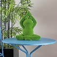 thumbnail image 2 of DecMode 13"W, 15"H Magnesium Oxide Eclectic Garden Sculpture, Green, 1-Piece, 2 of 7
