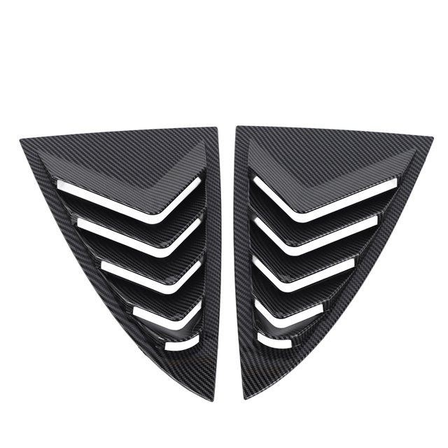 Embellecedor de Cubierta de Persiana de Ventana Trasera para actualización de Estilo Modelo 3 2023, Persianas de Ventana ABS Duraderas que Mejoran y Estés