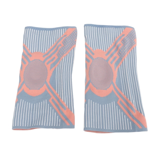 Rodillera deportiva almohadillas gruesas de malla transpirable rodillera barra de resorte de silicona rosa azul 2 piezas tejido de matriz de puntos para exteriores para ANGGREK Otros