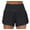 Black, variant on BLOCLOALO Yoga Shorts Flowy Shorts Womens High Waisted Running Shorts Athletic Workout Shorts with Mesh Liner Zipper Pockets Short Wide Leg Shorts Active Shorts Leggings Black L