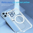 thumbnail image 2 of AmPm Magnetic Clear iPhone 14 Pro Case, Case for iPhone 14 Pro with Built-in Magnet Compatible with MagSafe + Camera Protective Film Anti-Yellowing Case for iPhone 14 Pro, Clear+ Red, 2 of 7