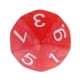 thumbnail image 3 of Juego de dados de 10 caras Zulema D10 1,6 cm rojo, 3 of 6