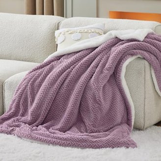 Lush Decor Southwest Llama Cactus Throw Blanket – 50x60, Reversible, Boho Kids Quilt